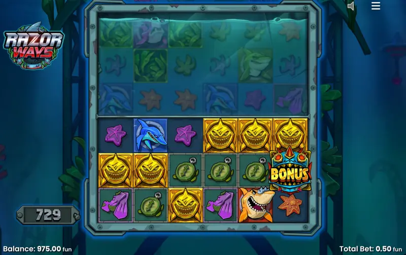 Razor Ways Razor Reveal mechanisme met mystery symbolen