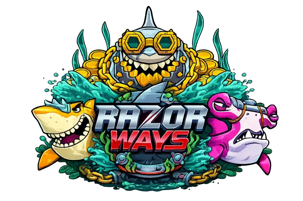 Razor Ways gokkast door Push Gaming — onderwaterthema met haaien